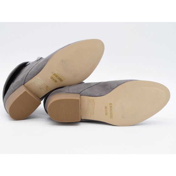 American Mettle AMS Escape Womens 6.5 Ankle Boots Gray Lace Up Fold Down Chukka - Picture 11 of 11